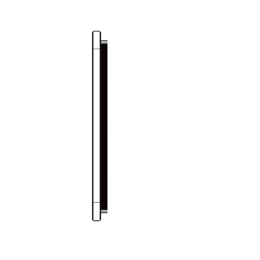 Cadre LIVOLO 2 buttons - Cadre en verre doré pour interrupteur tactile et module