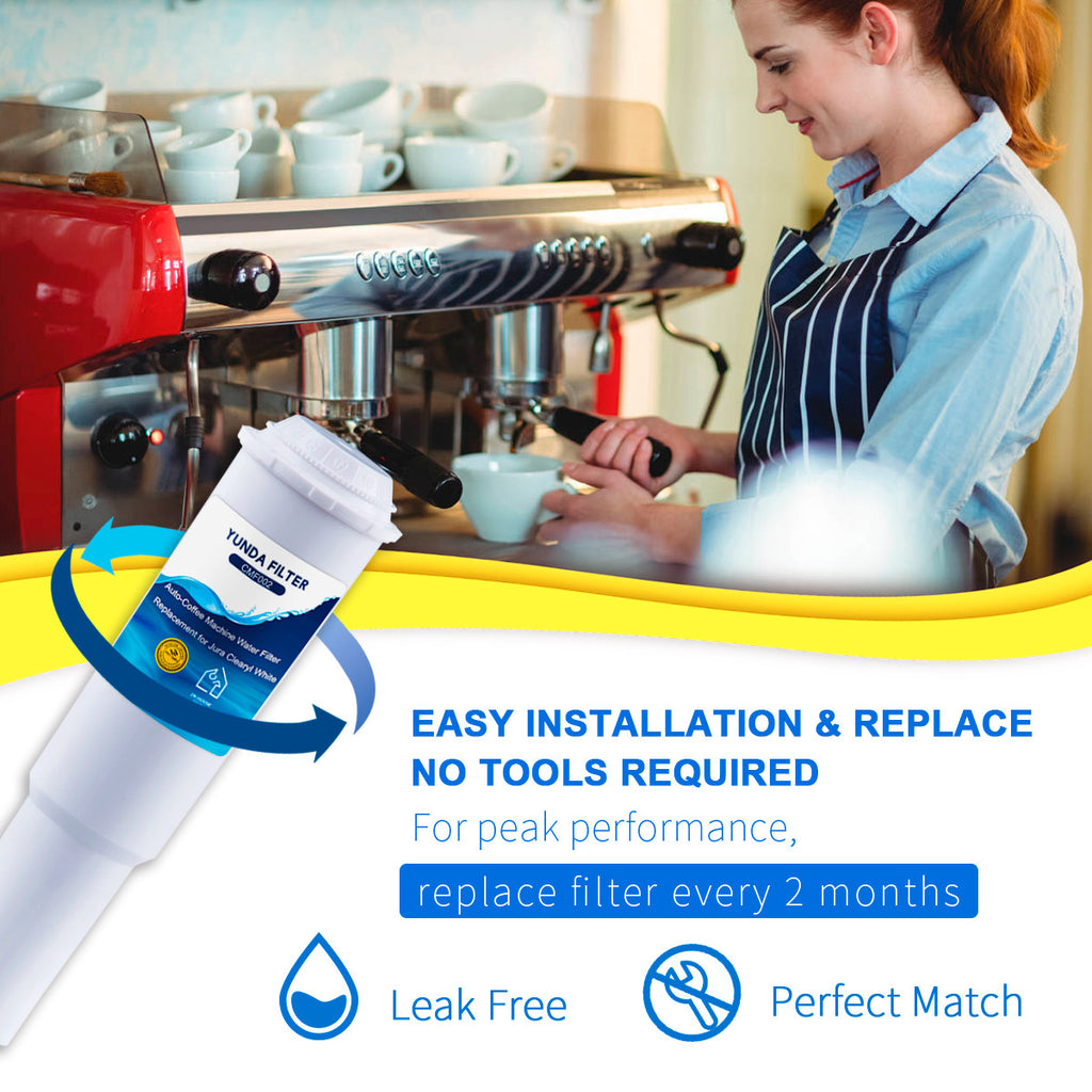 Filtre à Eau Premium  Source CMF002 – Compatible avec Jura Clearyl White et Optimiseur de Saveur pour un Café Incomparable