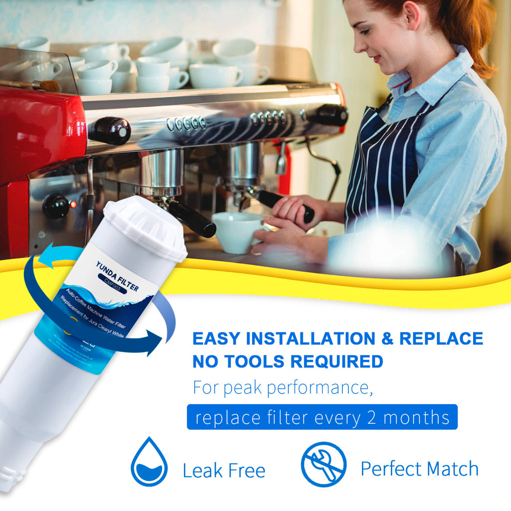 Filtre à Eau   CMF003  Optimiseur de Saveur et Protection Anti-Calcaire  Machines à Café Compatible avec Bosch, Siemens, Krups