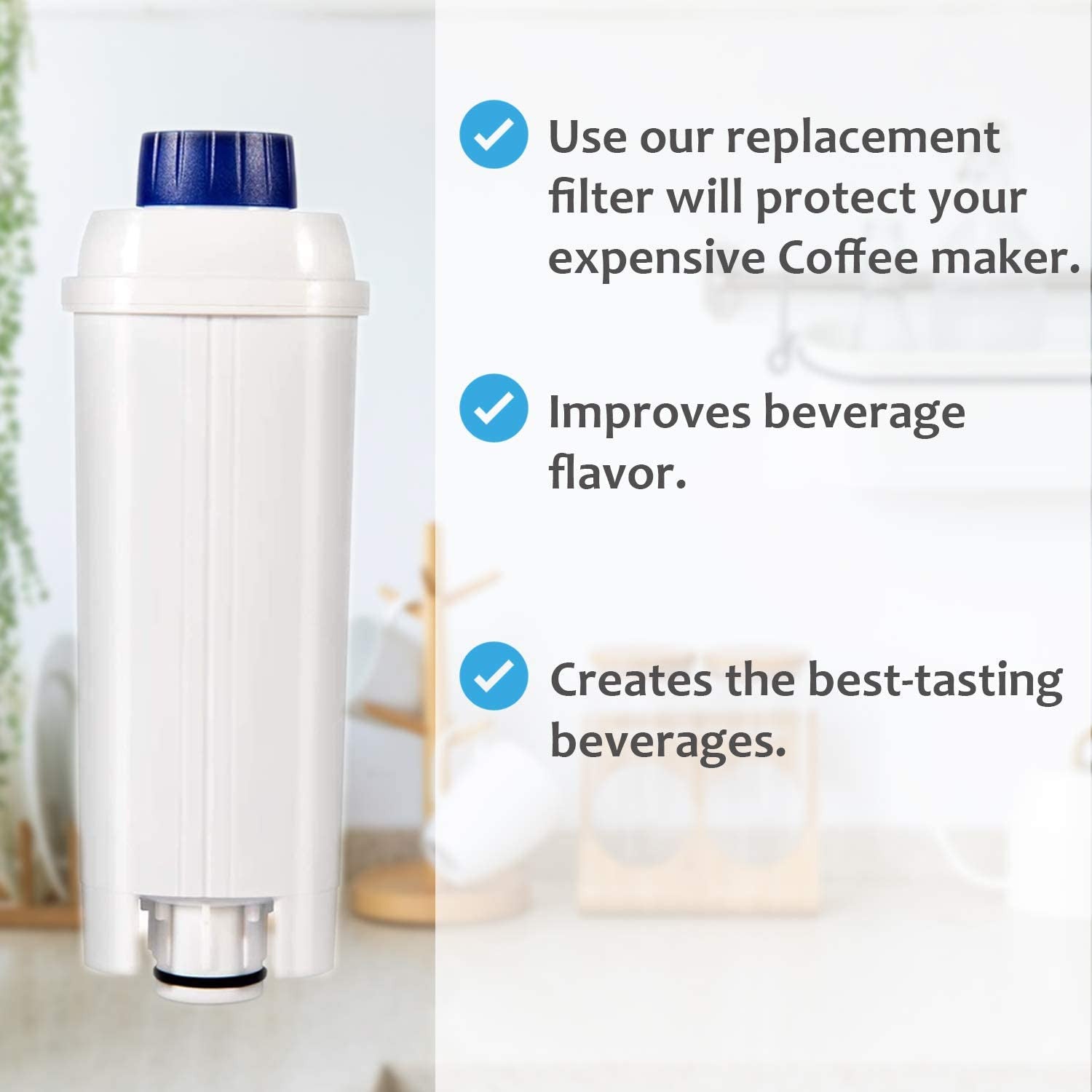Filtre à Eau Premium  Source CMF006 – Filtration Avancée pour Machines à Café et Protection Anti-Calcaire