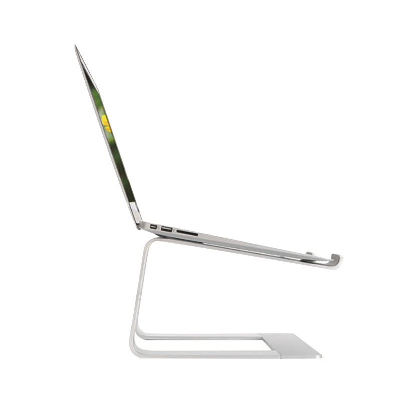 Plugin Support Portable pour Ordinateur Portable en Aluminium – Ventilé & Pliable (10"–15,8") • Gris Foncé